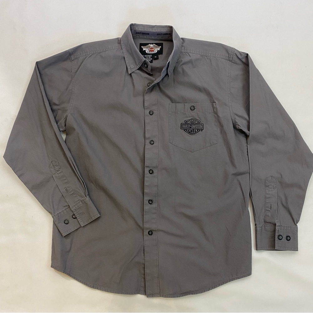 NWOT Harley-Davidson Long Sleeve Button Up Shirt